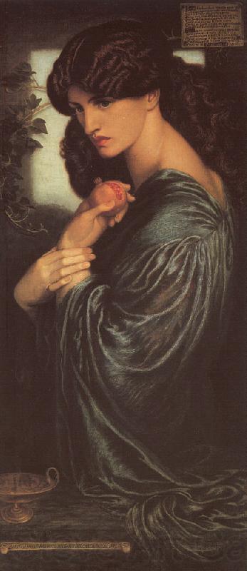 Dante Gabriel Rossetti Proserpine Norge oil painting art